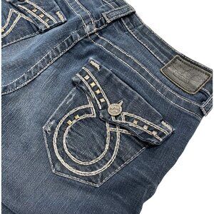 Big Star Jeans Miki Women's 29R Blue Dark Wash Denim Boot Cut Low Rise